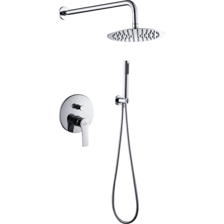 Raila - Unterputz-Brausearmatur mit Set, Chrom - Foto 1