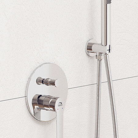 Raila - Unterputz-Brausearmatur mit Set, Chrom - Foto 1