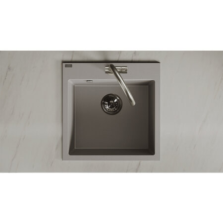 Alena - zlewozmywak 1-komorowy, Szare - zdjęcie 3