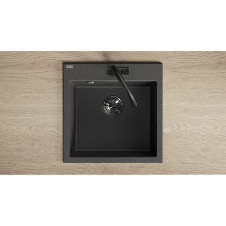 Alena - zlewozmywak 1-komorowy, Czarne - zdjęcie 5