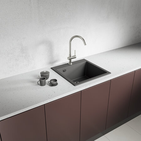 Alena - granite sink – 1 bowl,  - photo 1