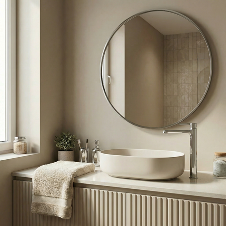 Alita - baterie de lavoar verticală pentru blat, Crom - fotografie 2