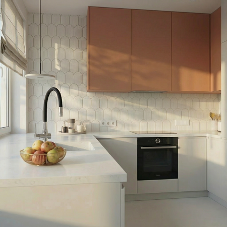 Alita - cтоячий кухонный смеситель с эластичным двухфункциональным изливом, Чёрный/хром - фото 2