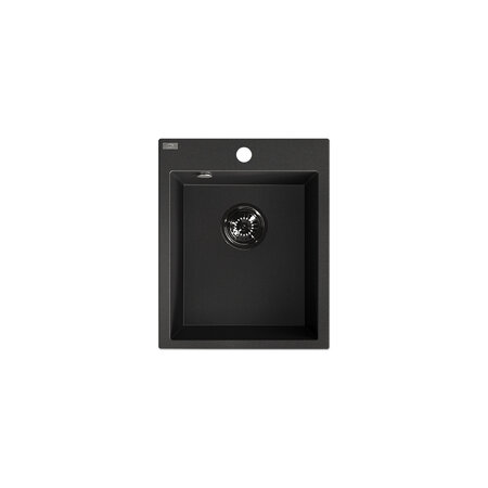Chichi – granite sink – 1 bowl, Black - photo 1