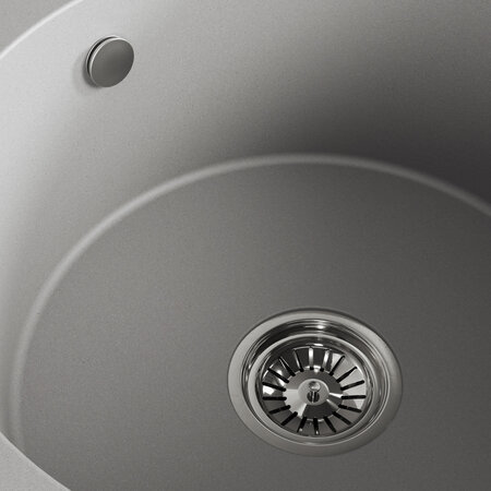 Dafne – zlewozmywak 1-komorowy, Szare - zdjęcie 4