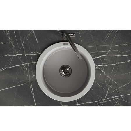 Dafne – zlewozmywak 1-komorowy, Szare - zdjęcie 3