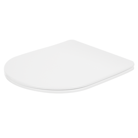 Desna - Capac de toaletă cu închidere lentă, Alb - fotografie 2