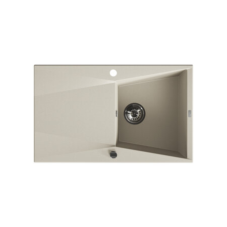 Grenada - zlewozmywak 1-komorowy z ociekaczem, Beż - zdjęcie 1