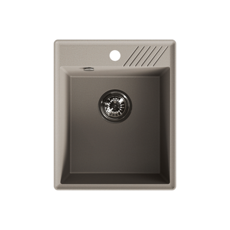 Hub - бежевая кухонная мойка, 1 раковина, бежевый - фото 1