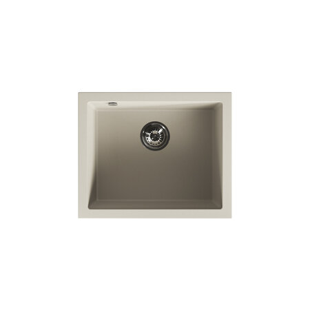 Ibiza - chiuvetă cu 1 cuvă fără uscător, Bej - fotografie 1