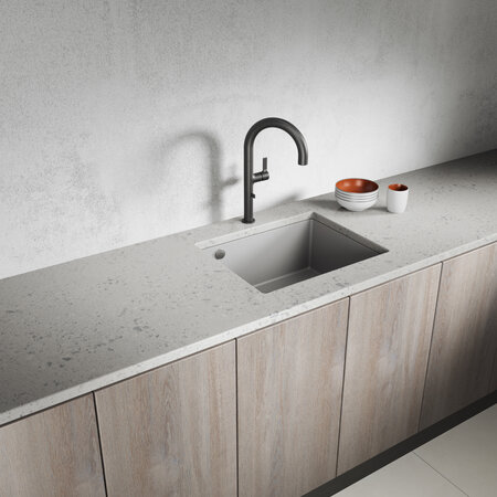 Ibiza - Granitspüle 1 Becken, Grau - Foto 1