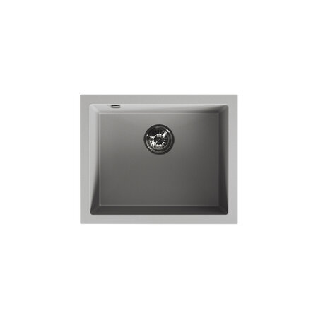 Ibiza - Granitspüle 1 Becken, Grau - Foto 1