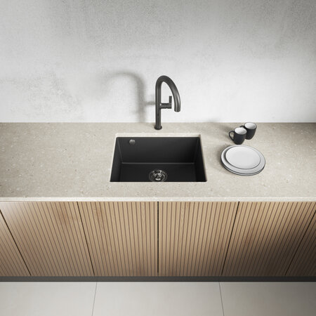 Ibiza – granite sink – 1 bowl, Black - photo 2