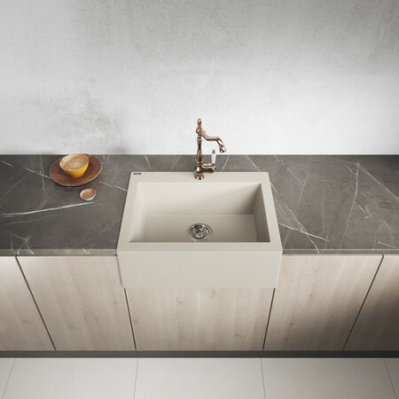 Komodo - zlewozmywak 1-komorowy, Beż - zdjęcie 1