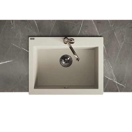 Komodo - zlewozmywak 1-komorowy, Beż - zdjęcie 3