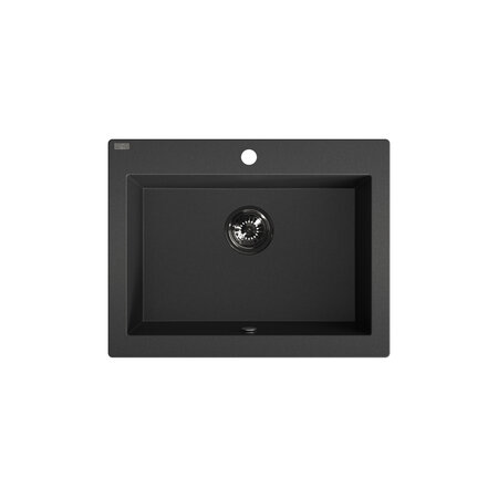 Komodo - zlewozmywak 1-komorowy, Czarne - zdjęcie 1
