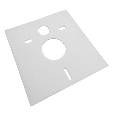 Covoraș de izolare fonică pentru vas WC  / bideu suspendat, Alb - fotografie 1