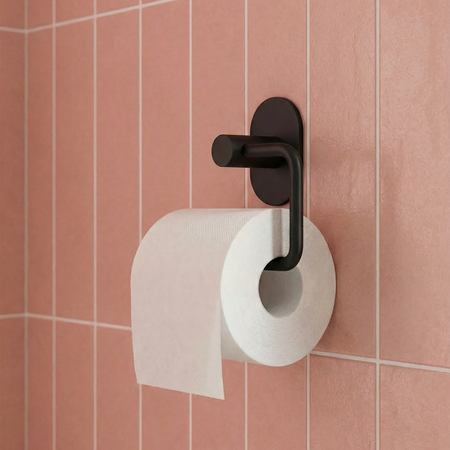 Miri  - toilet paper holder, Black - photo 1