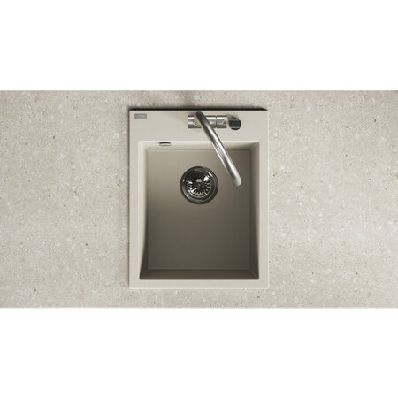 Monchichi - zlewozmywak 1-komorowy, Beż - zdjęcie 3