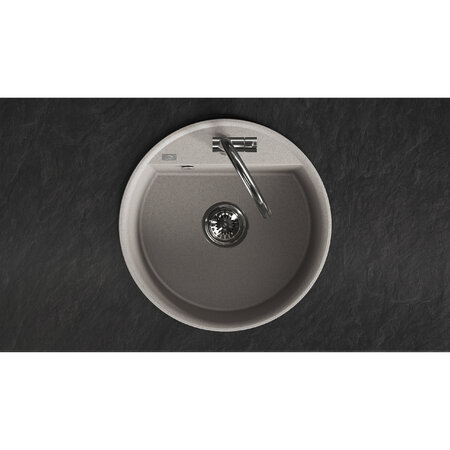 Muna - Granitspüle 1 Becken, Beige - Foto 3