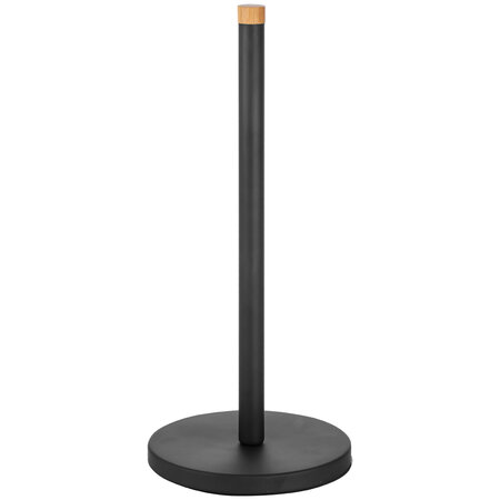 Oslo - suport pentru prosoape de hârtie, Negru/maro - fotografie 1