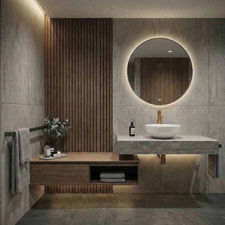 Sabi - керамический умывальник на столешницу, белый - фото 4