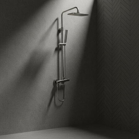 Tores - Duschsäule mit Armatur, Graphit - Foto 1