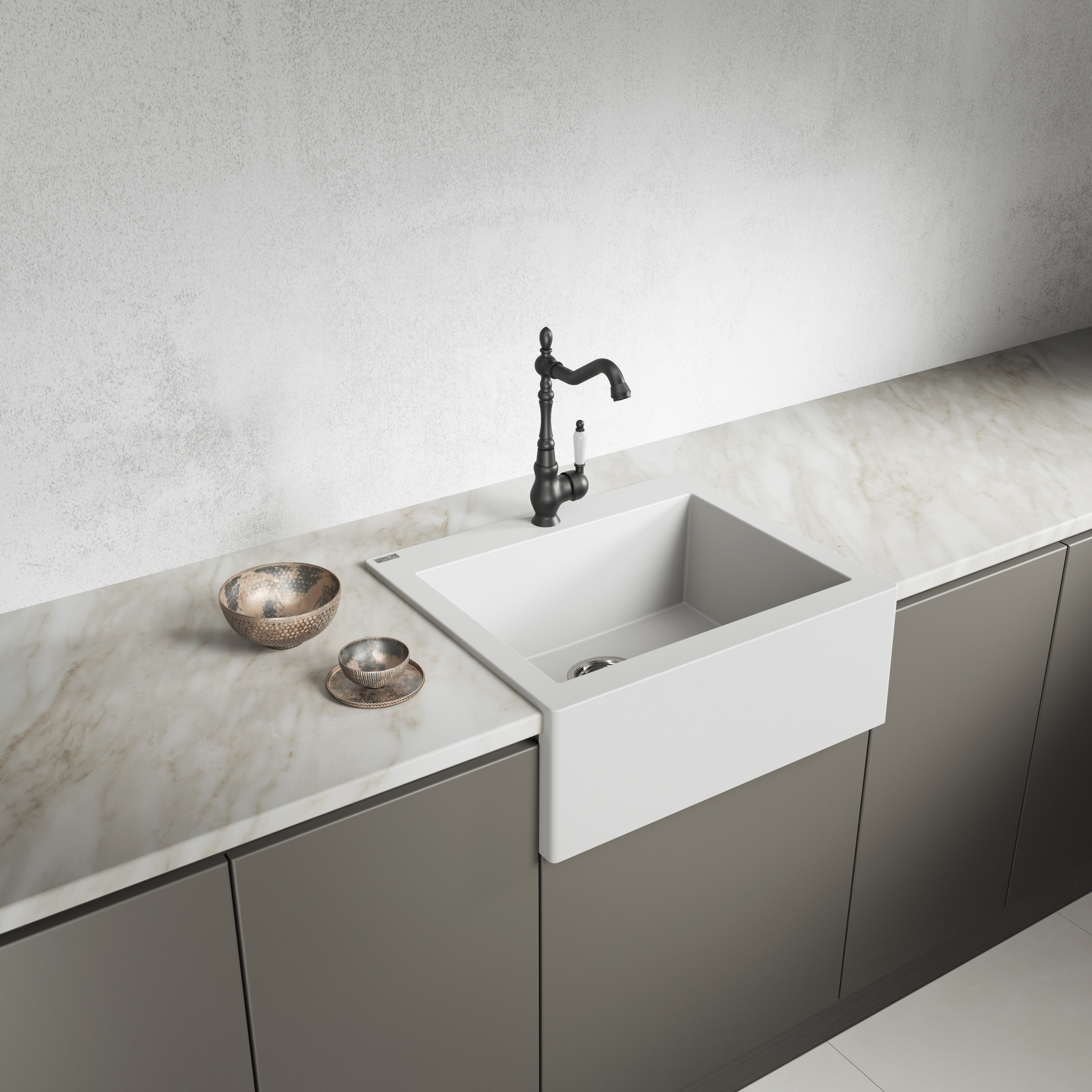 jasny zlewozmywak granitowy